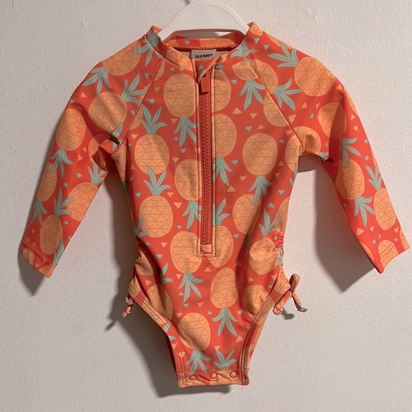 Old Navy Other - Old navy Pineapple Swimsuit| Size:3-6 months